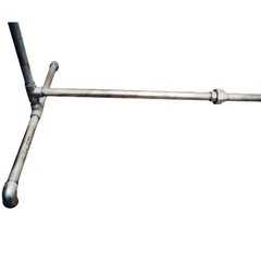  ガス管のパイプハンガーラック（アイアンハンガーラック）  日本製　無機質な鉄の風合いの画像