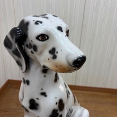 【引取限定】 1点限り!! 犬の置物 ダルメシアン オス 全高71cm 配送応相談!!の画像