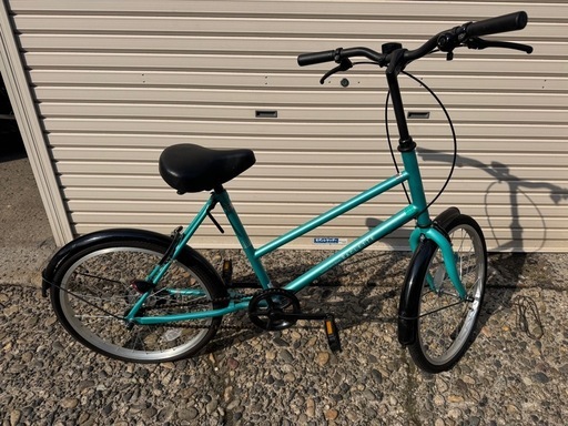おしゃれミニベロ自転車 20インチ 美品 すぐ乗れます