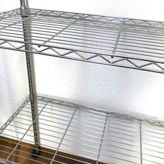 大型 スチールラック 棚 メタルラック　高さ180 キャスター付き の画像