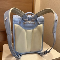ランドセル　女の子　小学校　入学　
水色　中古の画像