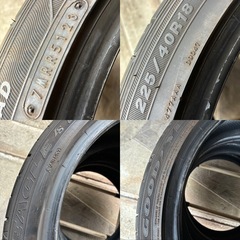 三本　グッドイヤーイーグル225/40R18の画像