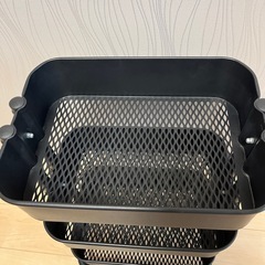 (譲渡者決定)IKEA ワゴン　ロースフルト　ブラックの画像