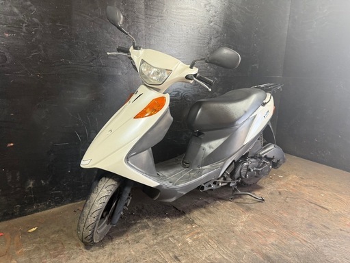 ★支払総額8.6万円★定休日なし！いつでも現車確認可能です！ スズキ アドレスV125 白 CF4EA 人気のV125！   4ストインジェクション！ 集中キー！ 通勤、通学に♪