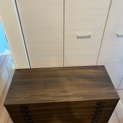 「桐箪笥 7段 着物用 約100cm 美品 コンパクト収納」の画像