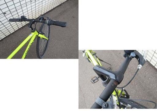 SPINELクロスバイク 6段切替  700×28C 黄緑/グリーン 自転車 札幌 北20条店 SPINELクロスバイク 6段切替 700×28C 黄緑/グリーン 自転車 札幌 北20