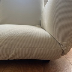 2人掛けソファーベッド美品の画像