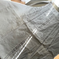 昭和レトロ　刺繍レース　白　エプロンの画像