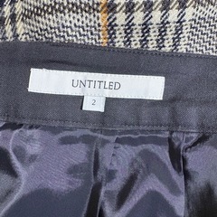 アンタイトルチェックスカート2の画像