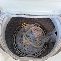 SHARP 電気洗濯乾燥機 ES-T5E5-KW.  5.5kg  0321-011の画像