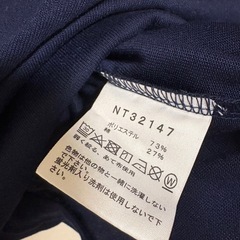 試着のみTHENORTHFACEネイビーTシャツの画像