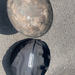 コールマン　ソロテント 寝袋 マット  焚き火台の画像