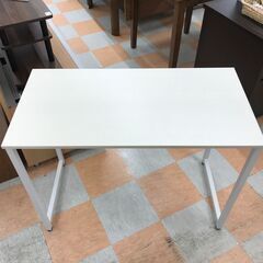 ＼家具＊家電のお店／【ｼﾞｬﾝｸﾞﾙｼﾞｬﾝｸﾞﾙ石川金沢店】テーブル ニトリ/WH W(幅)95cm×D(奥行き)48cm×H(高さ)72.5cmの画像