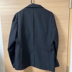 スーツ　Mサイズ　上下セット　メンズ　男の子　黒　入学式　卒業式　中古　中学　小学　の画像