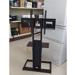 壁寄せスタンド ～65V型対応 TIMEZ タイメッツ ハヤミ工産 ブラックフレーム KF-260B ☆ 札幌市 北区 屯田 の画像