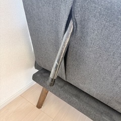 【ソファベッド＋L字カウチ】2WAY / 新品定価7万円超 → 特別価格25,000円｜状態◎｜引越しのため早めに手放しますの画像