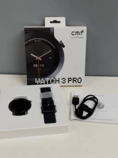 【未使用に近い】cmf by nothing Watch 3 Pro/D399/スマートウォッチ/ダークグレー