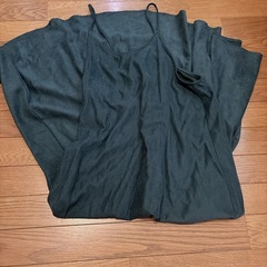 coca コーデュロイ キャミワンピース ダークグリーン ロングワンピースの画像