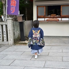 七五三　着物の画像