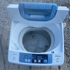 3\23月決定 日立5kg洗濯機の画像