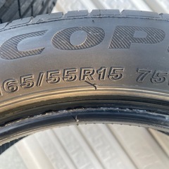 165/55-15タイヤ2本の画像