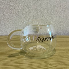 【 Starbucks スタバ】 耐熱グラスマグ　だるま　3点セット　新品未使用の画像