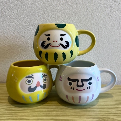 【 Starbucks】 マグカップ　だるま　3点セット　新品未使用