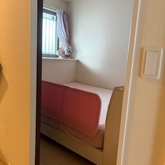 3/22引き取り　ニトリ クイーンサイズ ベットフレームの画像