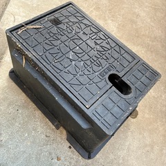 散水栓　二種類　フタの画像