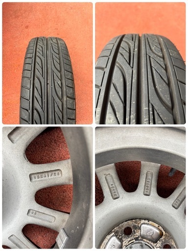 N-BOX カスタム 純正 ホイール 165/55R15　2024年製タイヤ