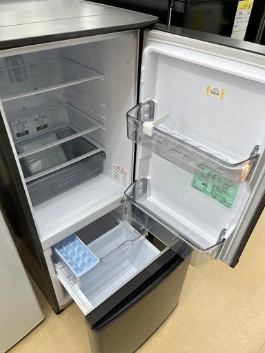【ドリーム池田店♪ジモティ割対象】 三菱 2ドア冷蔵庫 MR-P15J-H 2023 47601