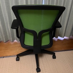 井上金庫　オフィスチェア　グリーンの画像
