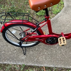 20インチ　使用10回未満　折り畳み自転車の画像