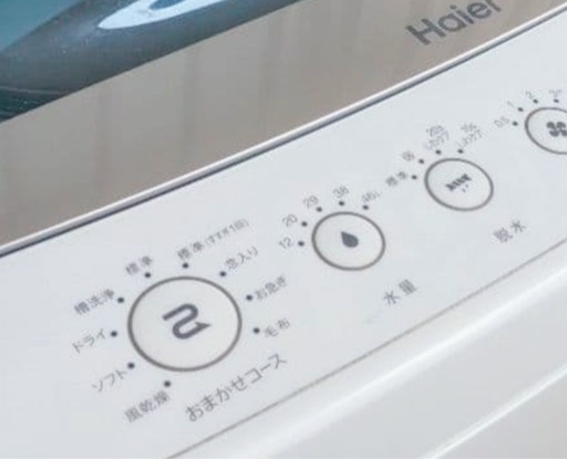 (送料無料) 2022年 極美品 5.5kg 洗濯機  シャワー水流でしっかり汚れを落とす⑨