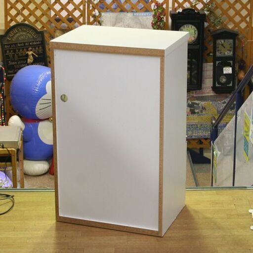ミドルレンジボード 創愛ファニチュア クレオ60(W) 幅59×奥行45×高さ97cm エナメル塗装 モイス加工 ホワイト 札幌市 清田区 平岡