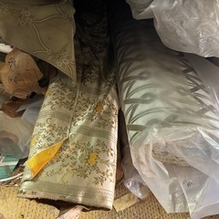 レース生地 各500円〜　カーテン生地 1,000円〜 　手芸 リメイク用 の画像