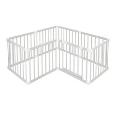 【KATOJI】　カトージ　ベビーサークル　木製　扉付きの画像