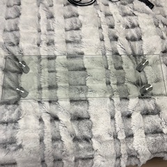 モニター台　ガラス製の画像