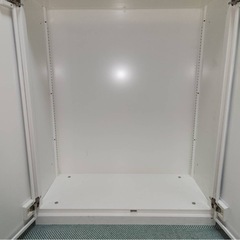  【早い者勝ち】オカムラ キャビネット3台/白/ロッカー/業務用/鍵あり/レクトライン/引き取り限定（新作2丁目） の画像