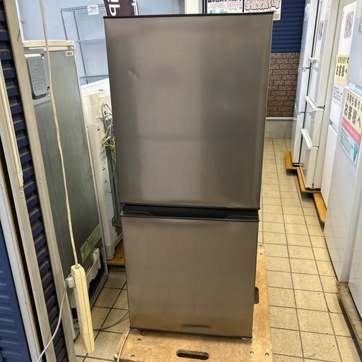 ★【アクア】2ドア冷蔵庫 2023年製 135L [AQR-14N] 【3ヶ月保証付き・配達に設置込み】?自社配送時?代引き可?※現金