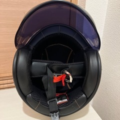 ヘルメット　バイク　白　中古の画像