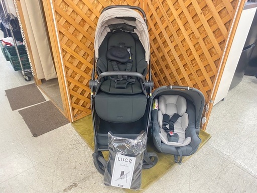 商談中【愛品館 江戸川店】アップリカ ルーチェフリーAB&エアーキャリーAB セット販売 ベビーカー ID:110-025982-00