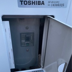 TOSHIBA　東芝　冷蔵ショーケース　SF-B101PC　228L　冷蔵庫　キャスター付　サッポロビール　酒　業務用　飲食店　厨房　稼働確認済　中古　③の画像