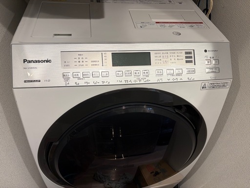 パナソニック　乾燥機付き全自動洗濯機NA-VX800AL