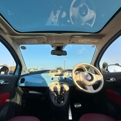 フィアット 500 ラウンジ ガラスルーフの画像