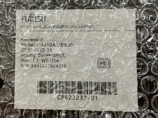 【新品】各7点 富士通 USB キーボード KB410K ・ マウス M520