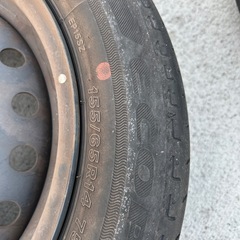 急ぎ！155/65R14 4本ダイハツ車から取り外しの画像