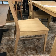 ジャングルジャングル貝塚店　ダイニングセット　2人用　テーブル　椅子　机　チェア　木　木目　家具　シンプル　オシャレ　中古　貝塚市　二色浜の画像