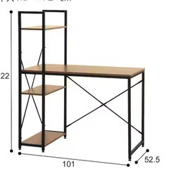 ニトリ　シムテムデスクの画像