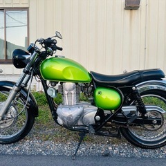 北海道　カワサキ　エストレア　走行少ない！外装美品！タイヤ前後新品！新品バッテリー付き！の画像